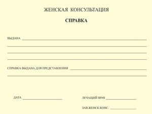 Справка о беременности: как получить Справка о беременности: как получить