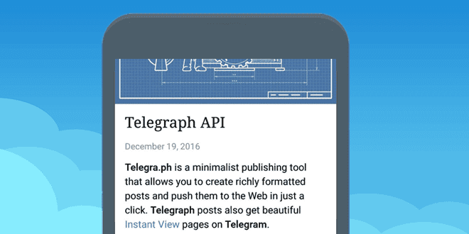 Как использовать блог-платформу Телеграф от Телеграмм?